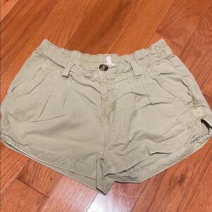 Aerie Women's Khaki Cargo Shorts